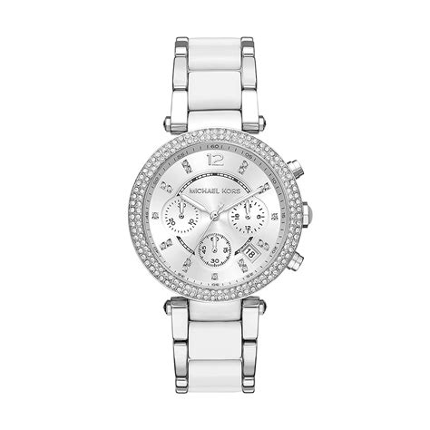 michael kors women's parker acetate and stainless steel watch mk6354|Michael Kors Parker Watches for Women .